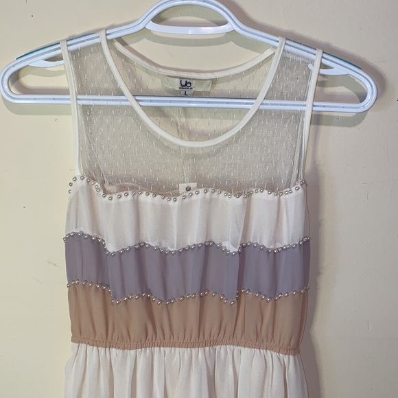 3/$15 Pearl Accent Dress - Picture 2 of 7